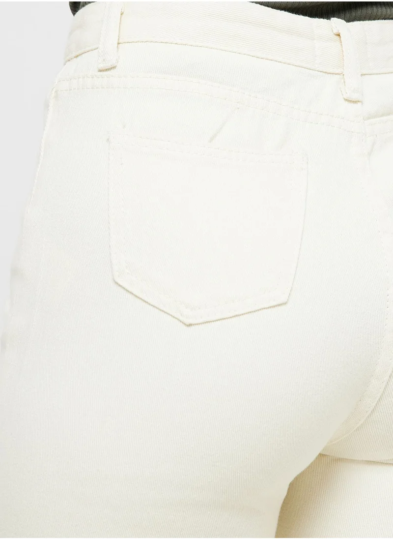 Ginger High Waist Straight Fit Jeans