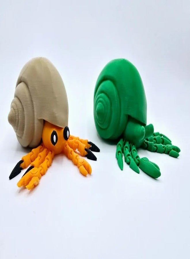 3D CRAFT 3D Printed Articulated Spider Toy (Hermit Crab Fidget Toy) - Image 4