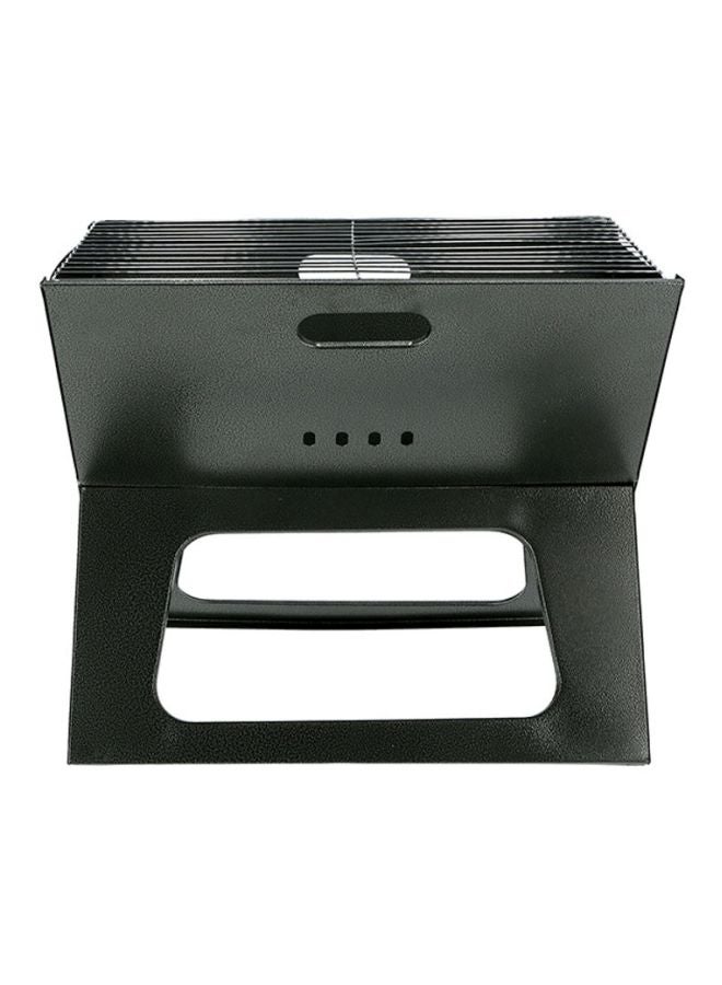 Royalford Foldable Barbeque Charcoal Grill Black 48x31x39cm - Image 2