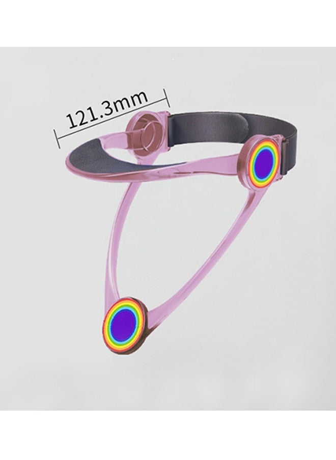 Beyond - Neck Brace for Kids, 360 Degree Adjustable Soft Silicone Neck Support, Cervical Collar with Neck Stretcher (Pink) - Image 1