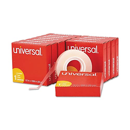 Universal Invisible Tape 12 x 1296 1 Core Clear 12Pack 81236VP - Image 1