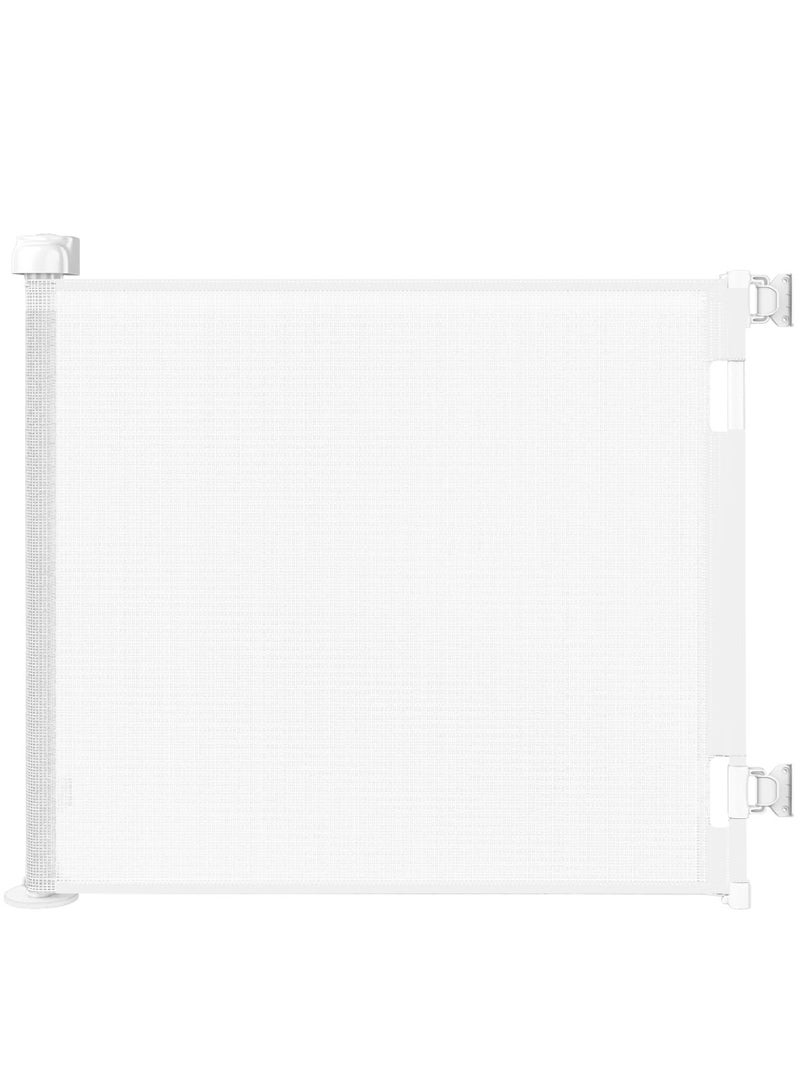 CHIYLE Retractable Baby Safety Gate 180cm – Extra Wide Mesh Gate for Stairs, Doorways & Hallways – One-Hand Lock, Easy Installation, Indoor & Outdoor Pet & Child Barrier - Image 1