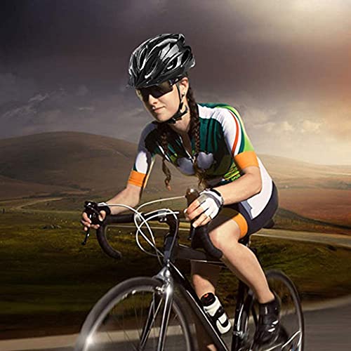 FASTPED Bicycle Helmet with Adjustable Lightweight Bike Helmet (Black with white dotes) - Image 4