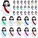 ILHSTY 32 Pcs Little Jesus Figures Rubber Mini Jesus Figurines in Bulk Christian Doll Tiny Baby Jesus Loves You Figures for Hide and Seek Easter Egg Fillers Egg Hunt Religious Party Favors Mix Color 10 - Image 2