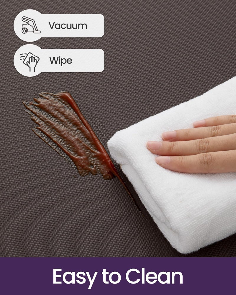 DEXI Kitchen Mat Cushioned Anti Fatigue, Non Slip Waterproof Comfort Standing Floor Rug for Kitchen, Office, Sink, Laundry, 39x20, Brown - Image 5