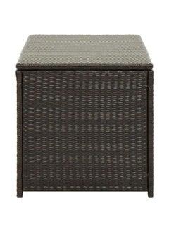 vidaxl vidaXL Garden Storage Box Poly Rattan 100x50x50 cm Brown  - Image 2