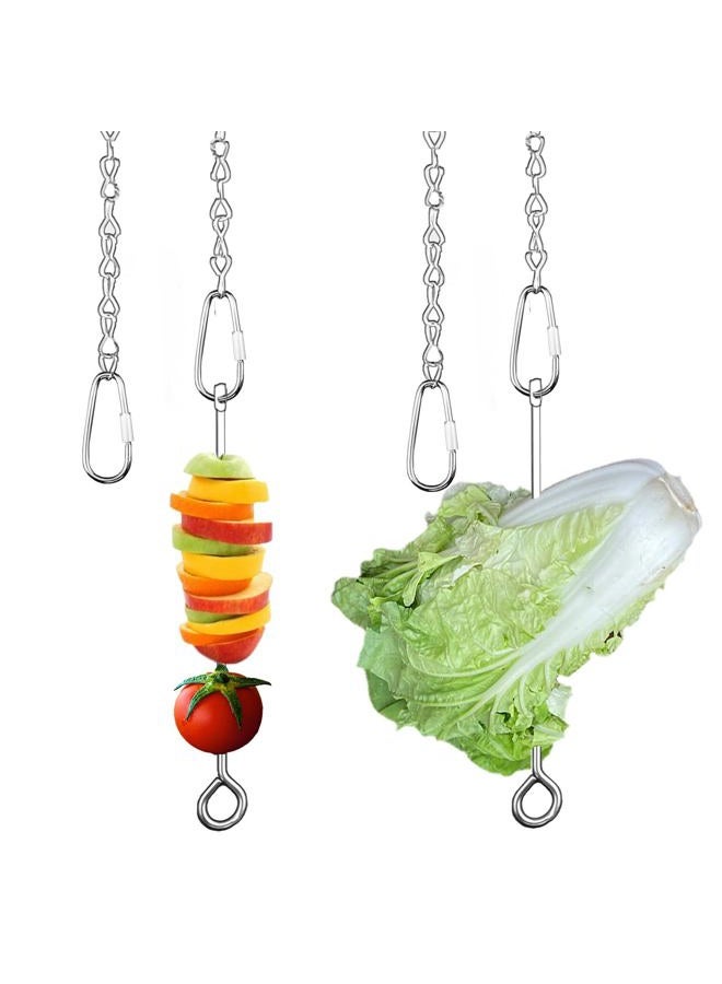 Suplklz Chicken Veggies Skewer Vegetable Coop Hanging Chicken Feeder Toy for Hen, Rooster, Duck, Poultry - Image 1