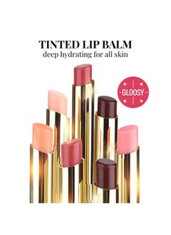 KYDA KYDA 2 Colors Tinted Lip Balm, Hydrating Sheer Formula Lip Balm, Natural Glossy Finish, Moisturizing Lip Care Balm for Dry Lips, Black Candy +Rose Candy  - Image 4
