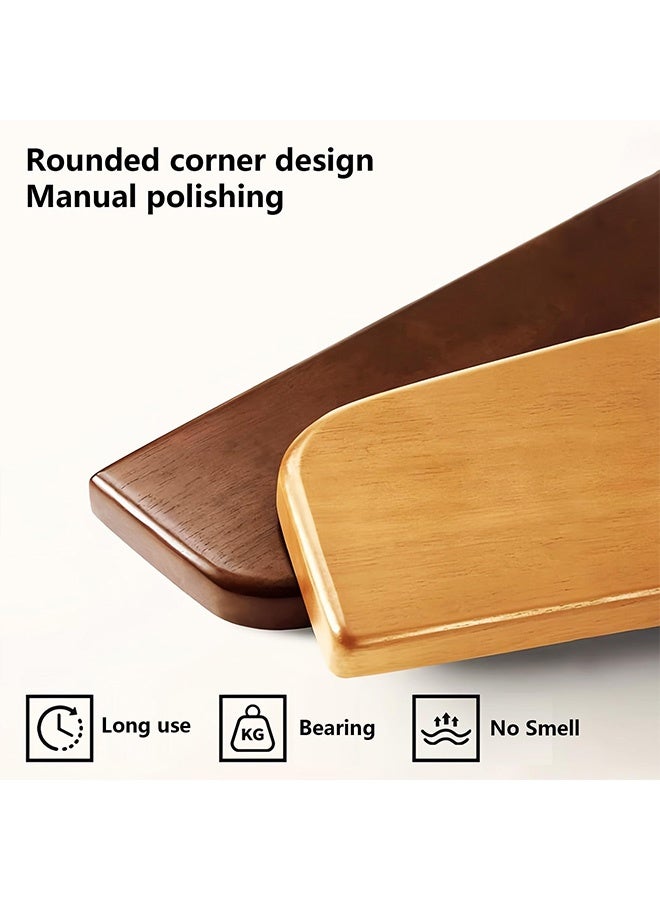 هاهاهاي خطاف خشبي، رف معاطف زخرفي مثبت على الحائط على شكل بيانو، طلاء جوز - 8 خطافات حائطية، رف معاطف مثبت على الحائط، خطافات حائطية على شكل مفاتيح بيانو لتعليق السترات أو المفاتيح أو الحقائب أو القبعات، شماعات من الخشب الصلب الطبيعي  للخزانة أو المطبخ أو غرفة النوم أو الحمام أو المدخل - Image 5