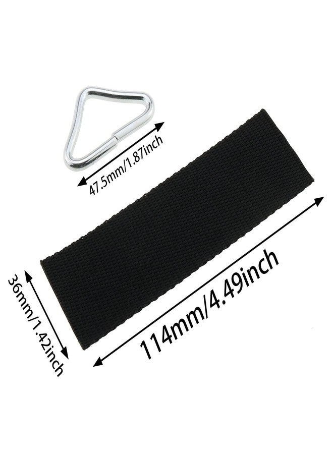 ZZHXSM 10PCS Trampoline Accessories Trampoline Triangle Buckle Trampoline Mat Parts Replacement Repair Supplies, Black - Image 3
