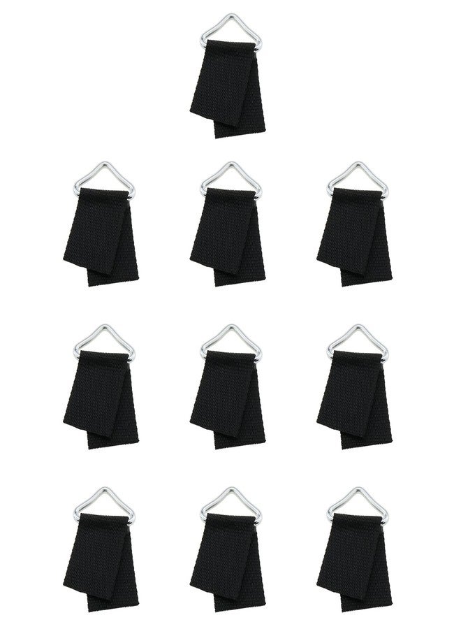 ZZHXSM 10PCS Trampoline Accessories Trampoline Triangle Buckle Trampoline Mat Parts Replacement Repair Supplies, Black - Image 2