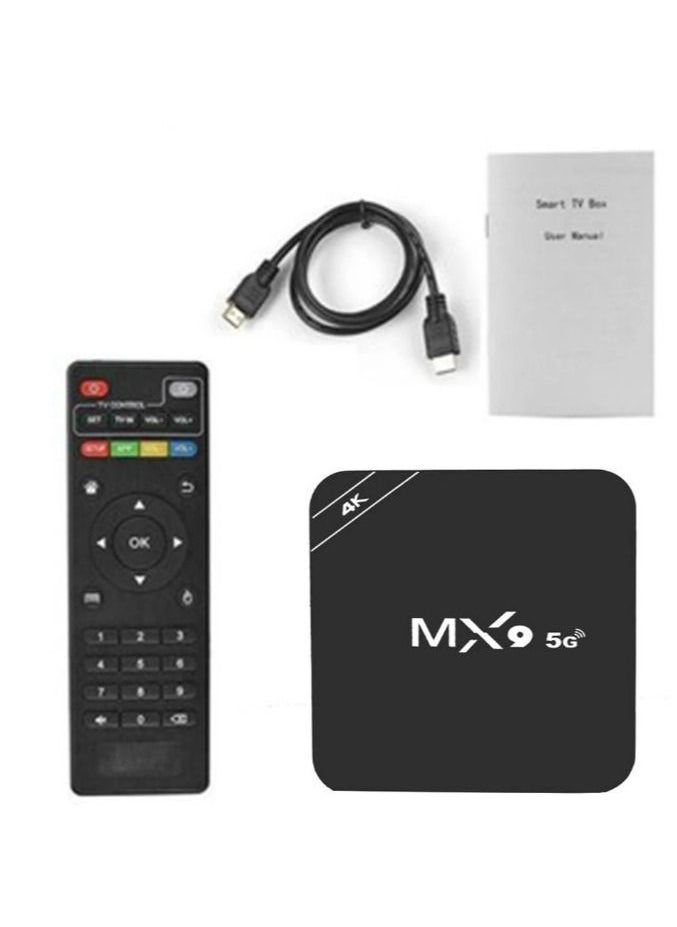 MX9 5G New Version Smart TV Box 4K  for Android 10 2.4G Wifi 3D Video Media Player