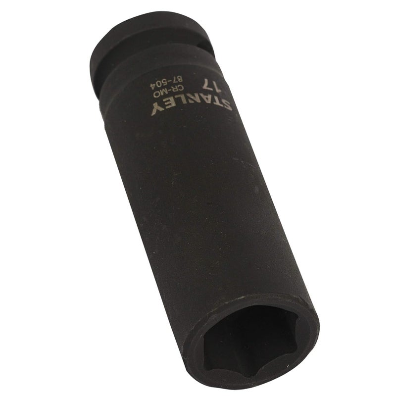 Stanley STANLEY STMT875048B 12inch 17mm ChromeMolybdenum Steel Impact Deep Socket Black  - Image 3