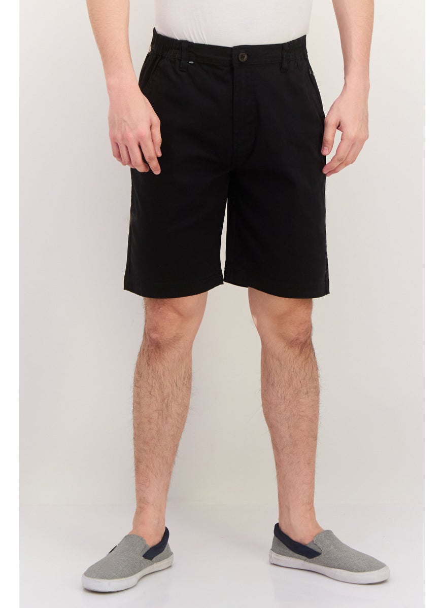 Men Brand Logo Basic Shorts, Black - pzsku/ZFD25DFF47ACF64625E62Z/45/_/1738074261/c3822654-3160-4bd0-b10a-26902c78377c