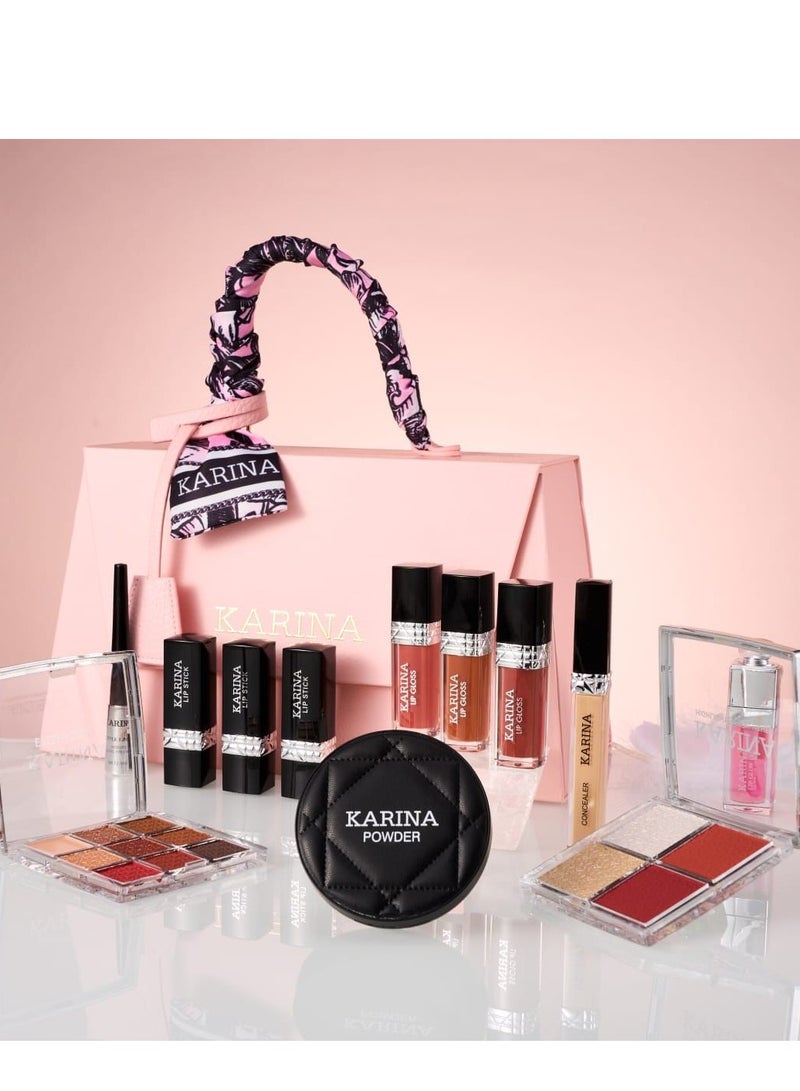 Karina Flor Beauty Makeup Kit All Cosmetics Products In One Box