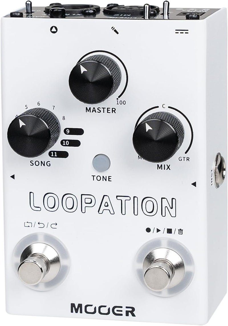 MOOER Looper Vocal Effects Processor - Guitar Voice Pedal for Live Singing, Streaming, and Recording - Image 1