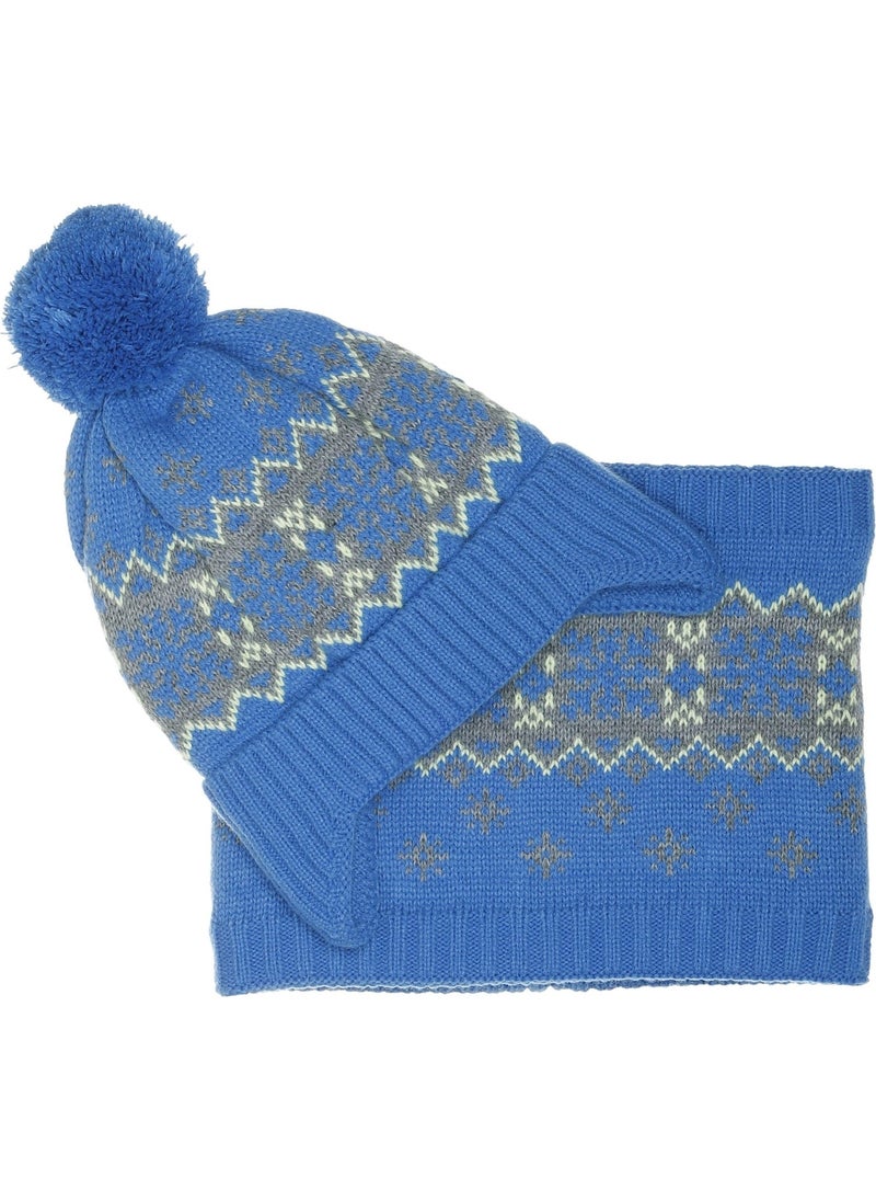 Fonem - Lilop 1-3 Years Old 2-Piece Child Set Fo 5186 Saks Blue - Image 1