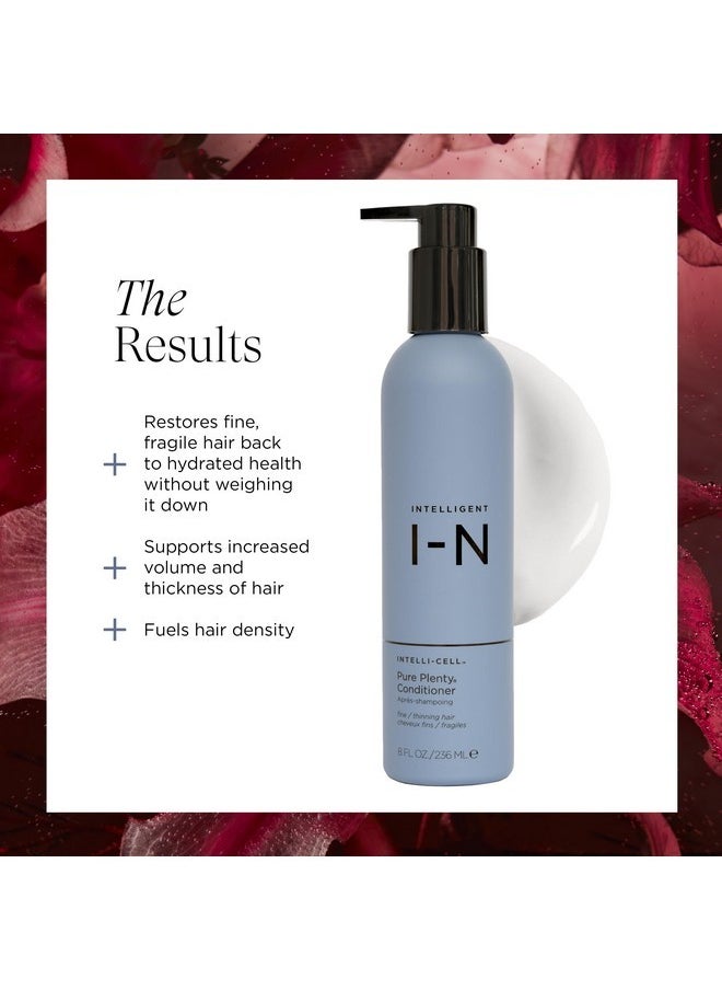 Intelligent Nutrients - Pure Plenty Conditioner Boosts Volume And Shine For Fine, Thinning Hair, Organic Replenishing Formula, Vegan, 8.5 Oz - Image 1