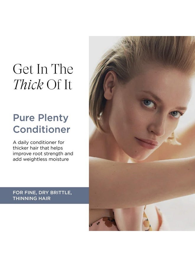 Intelligent Nutrients - Pure Plenty Conditioner Boosts Volume And Shine For Fine, Thinning Hair, Organic Replenishing Formula, Vegan, 8.5 Oz - Image 1