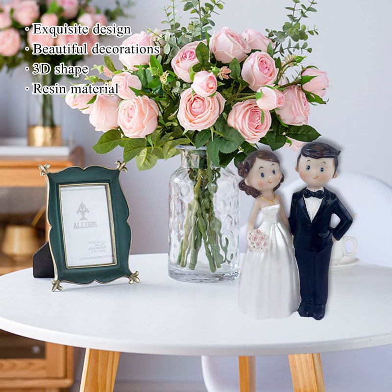 CHELEI2019 4.7" تماثيل زفاف العروس والعريس زينة هدايا ديكورات - Image 4