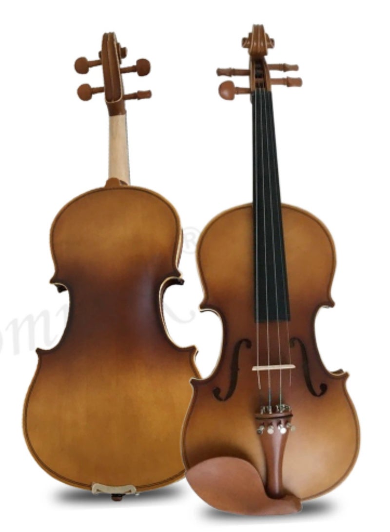 Megarya 4/4 Antique Violin Gold Lacquer Finish With Solid Wood Professional Sound For All Types Of Violinist  - Image 4