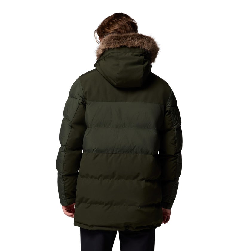 Columbia Mens Marquam Peak Fusion II Parka, Greenscape, Large Tall - Image 2