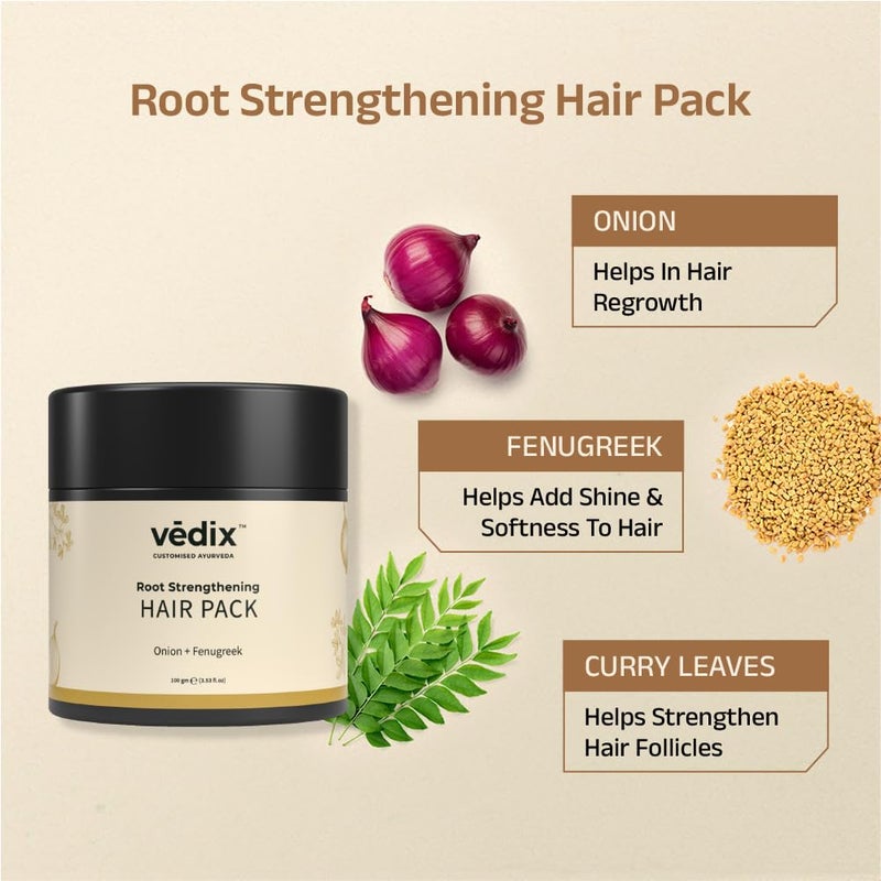 Vedix Customized Ayurvedic Hair Care Kit for Normal  Oily Scalp  Wavy To Curly Hair - Image 3