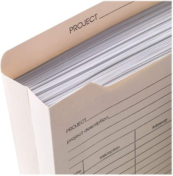 Staples 486083 Manila Reinf PrePrinted Jackets LTR 2Inch Expansion 50BX - Image 4