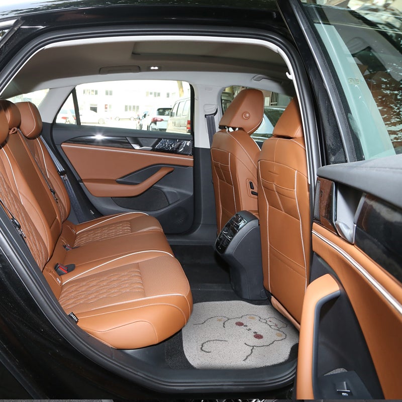 🚗 حصيرة أرضية للسيارة للركاب الخلفيين بنقشة دب تصميم شامل ألوان متعددة حجم ٤٩ في ١٠ سنتيمتر حماية سجادة السيارة قطعة واحدة - Image 5