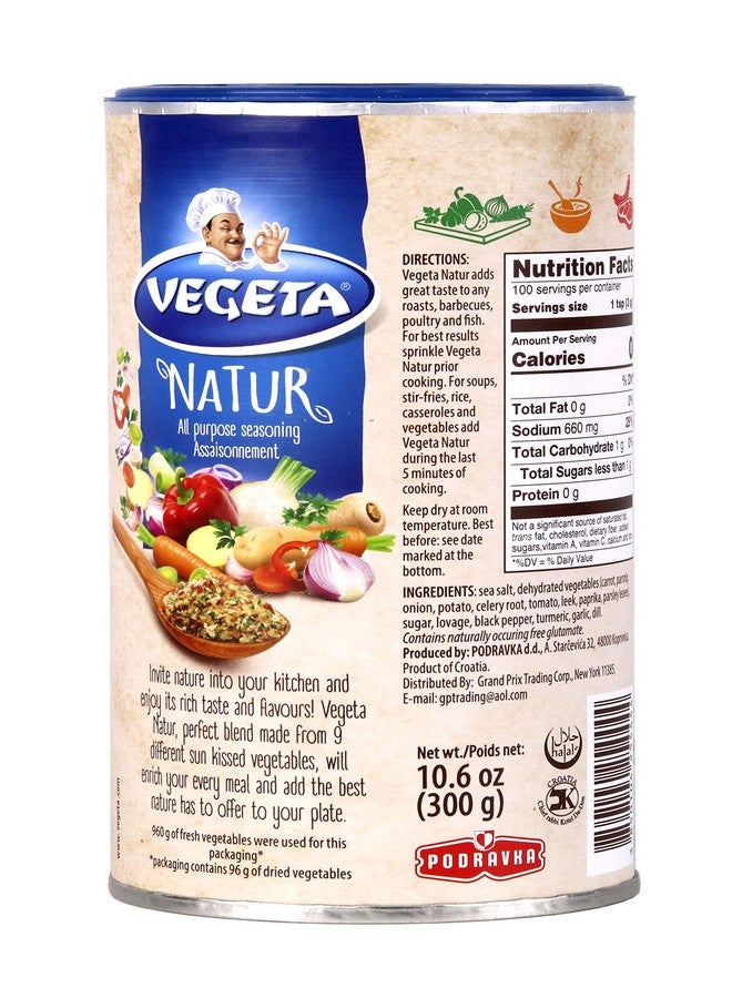 Vegeta Natur All Purpose Seasoning 10.6 oz (300 g) - Image 2