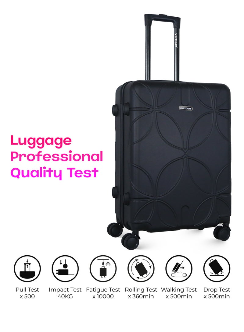 فيبتور طقم حقائب سفر 3 قطع ABS بعجلات مع نظام رقم قابل للقفل - Image 4