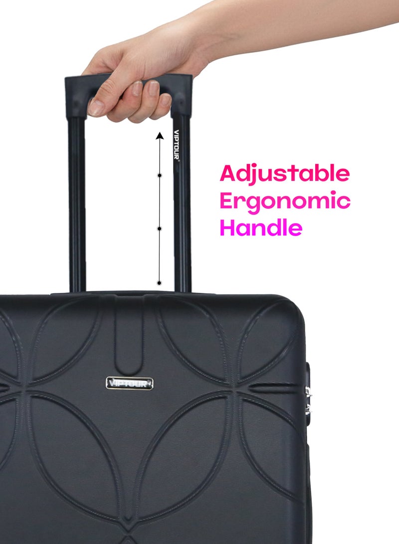 فيبتور طقم حقائب سفر 3 قطع ABS بعجلات مع نظام رقم قابل للقفل - Image 5