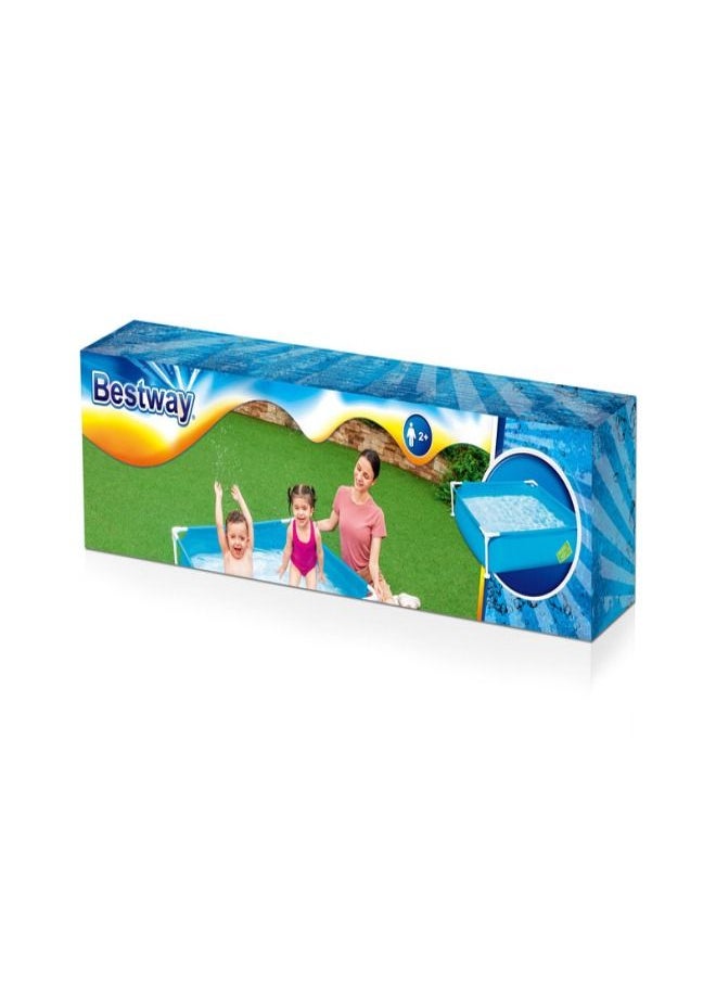 Bestway - بيست واي حوض السباحة ماي فيرست فريم 122X122X30سم -26-56217 - Image 1