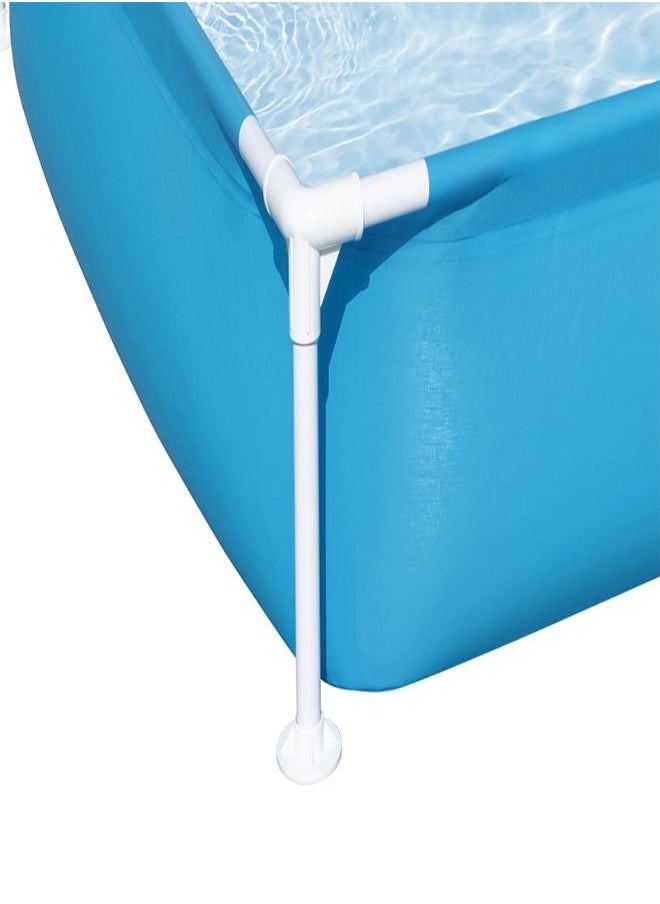 Bestway - بيست واي حوض السباحة ماي فيرست فريم 122X122X30سم -26-56217 - Image 1