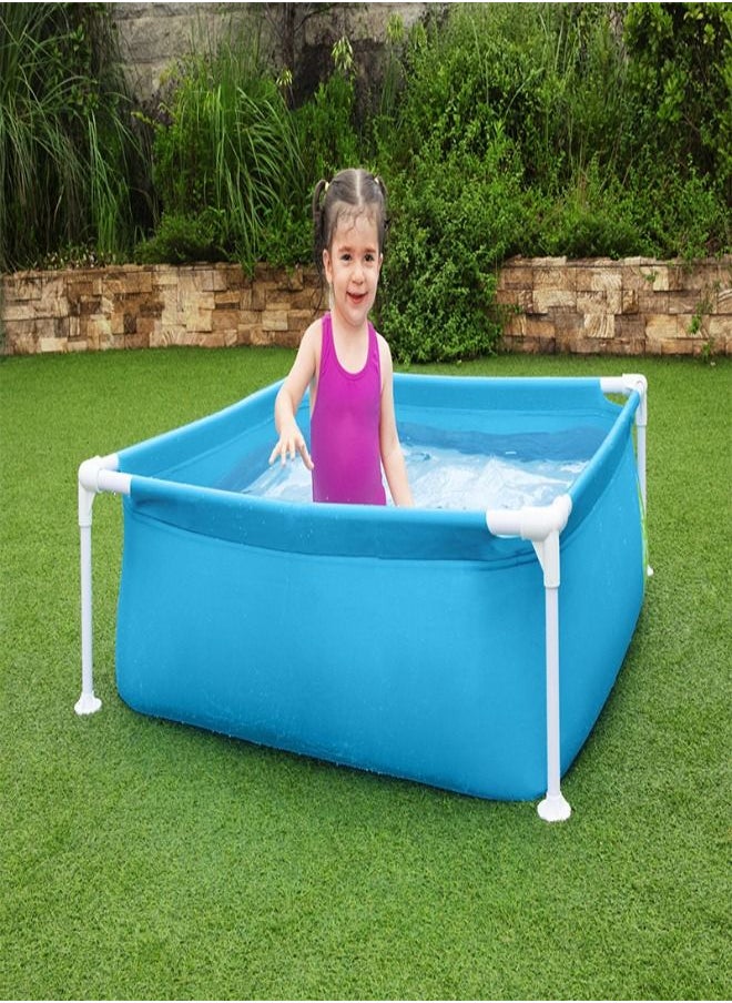 Bestway - بيست واي حوض السباحة ماي فيرست فريم 122X122X30سم -26-56217 - Image 1