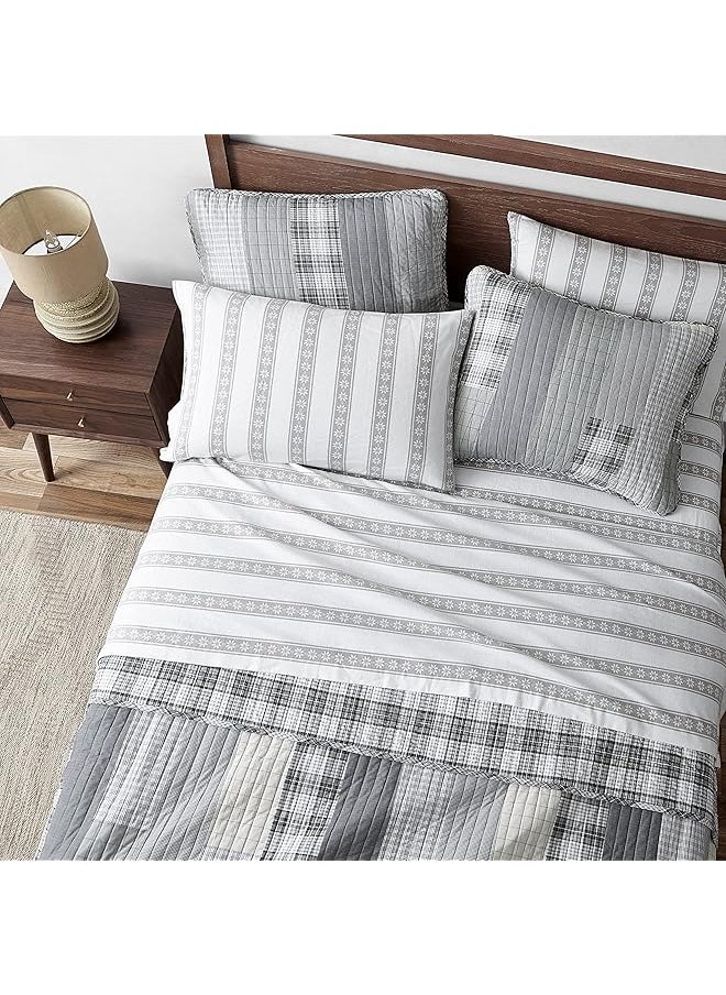 Eddie Bauer King Sheet Set Warm Breathable Cotton Flannel Bedding With Deep Pockets Brushed For Extra Softness Cozy Home Decor Oeko Tex Certified Snowflake Fair Isle King  - Image 3