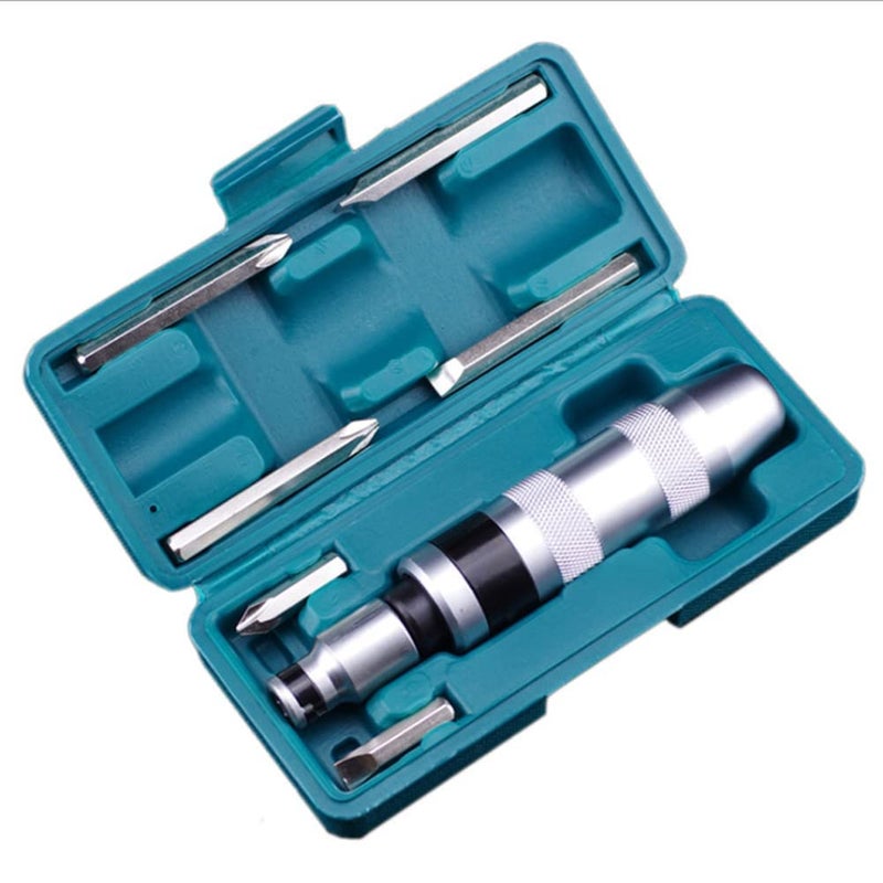 SHB SHB 7Pcs Impact Screwdriver Set MultiPurpose Chrome Vanadium Steel Portable Screw Driver Chisel Bits Professional Tools  - Image 1