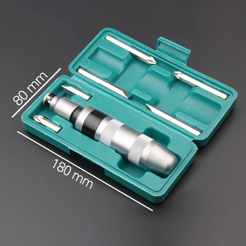 SHB SHB 7Pcs Impact Screwdriver Set MultiPurpose Chrome Vanadium Steel Portable Screw Driver Chisel Bits Professional Tools  - Image 5
