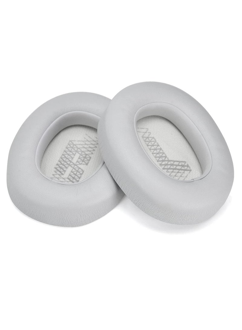 KASTWAVE Live 650 BTNC E65BTNC Ear Cushion Memory Foam Ear Pads Replacement Compatible with JBL E65 E65BTNC / Duet NC/Live 650BTNC Live 660 BTNC Headphones (White)  - Image 5