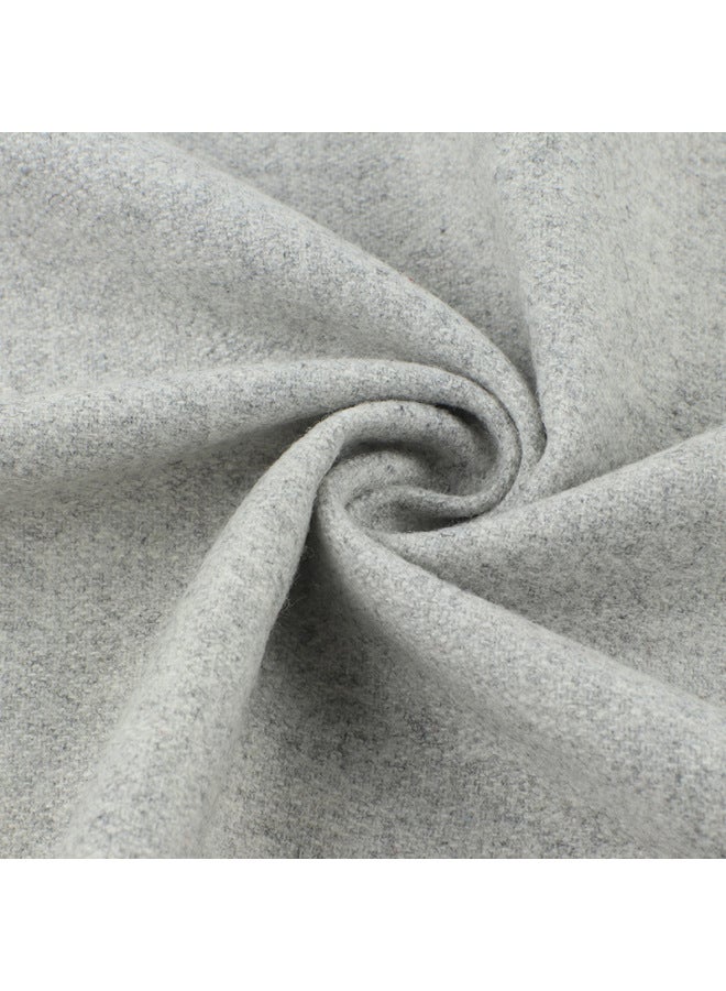 HongRui Autumn And Winter Style 420g Ultra-thin Woolen Fabric, Worsted Woolen 50 Wool Fashion Trench Coat Overcoat Fabric - Image 1