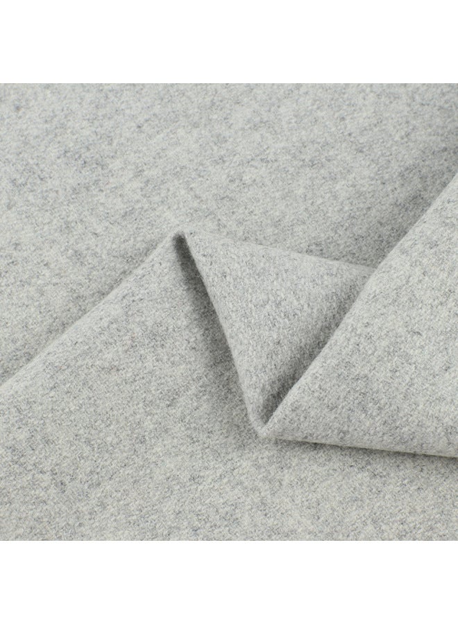 HongRui Autumn And Winter Style 420g Ultra-thin Woolen Fabric, Worsted Woolen 50 Wool Fashion Trench Coat Overcoat Fabric - Image 3