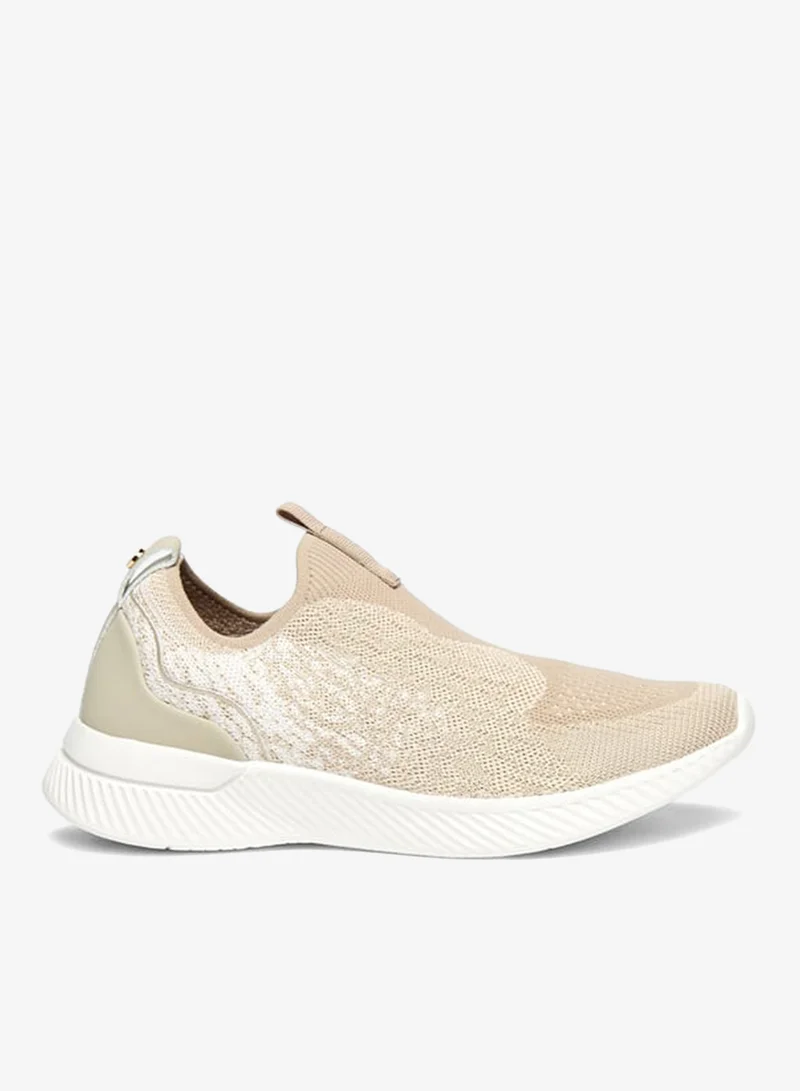 Women Mesh Textured Slip-On Low Ankle Sneakers