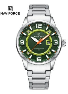 Silver/Green