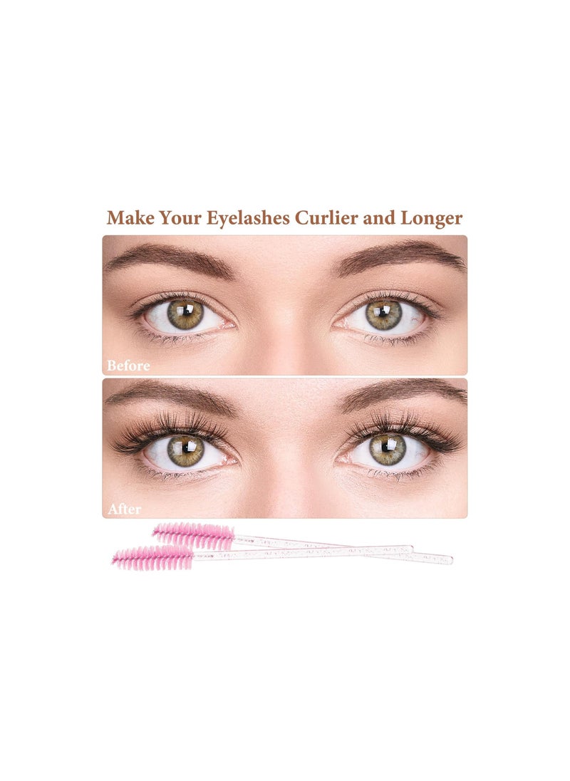 Mn - Disposable Mascara Spoolies 50 Piecs Blue - Image 1