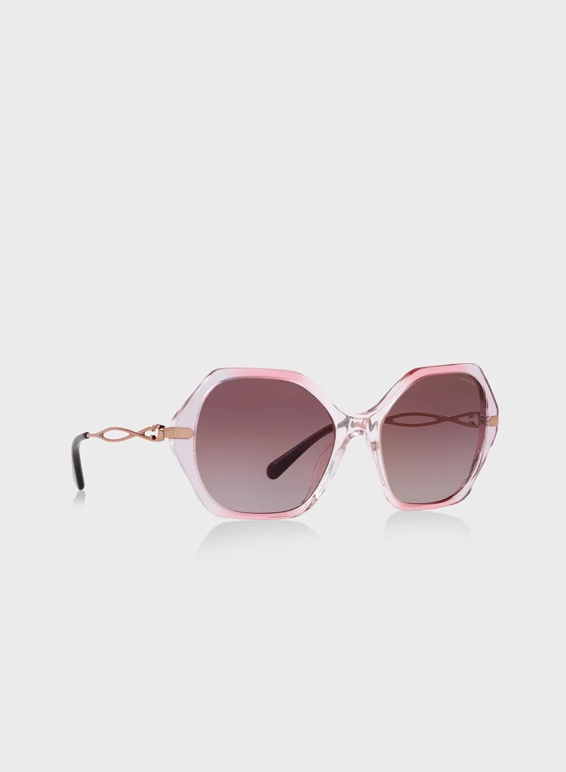 Tory Burch 0Hc8315 Oversized Sunglasses
