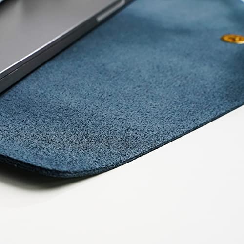 Benfan Leather Laptop Sleeve Compatible with New 14 inch MacBook Pro A2992/2918 M3 A2779/A2442,Old MacBook Air 13 A1466 A1369, Old MacBook Pro 13 A1502 A1425, Surface Laptop 13.5 Color Black - Image 5