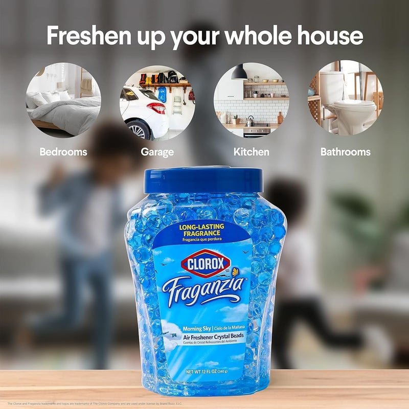 Clorox Fraganzia Morning Sky Gel Air Freshener Beads - 12 Oz - Image 4