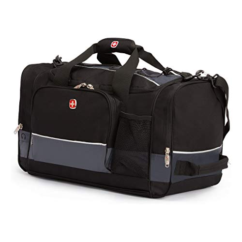 SWISSGEAR حقيبة دفل سويس جير أبيكس للسفر والصالة الرياضية مع نظام حبل البونجي - Image 1