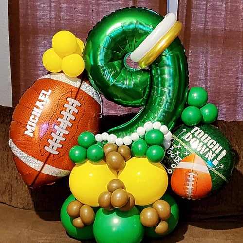 KHC-KHF RugbyBalloon FootballBalloon 6Pcs 26 18 inch Football Foil Balloons Sports Party Decor Game Day Birthday School Tailgate Team Celebration Supply - Image 5