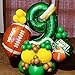 KHC-KHF RugbyBalloon FootballBalloon 6Pcs 26 18 inch Football Foil Balloons Sports Party Decor Game Day Birthday School Tailgate Team Celebration Supply - Image 4